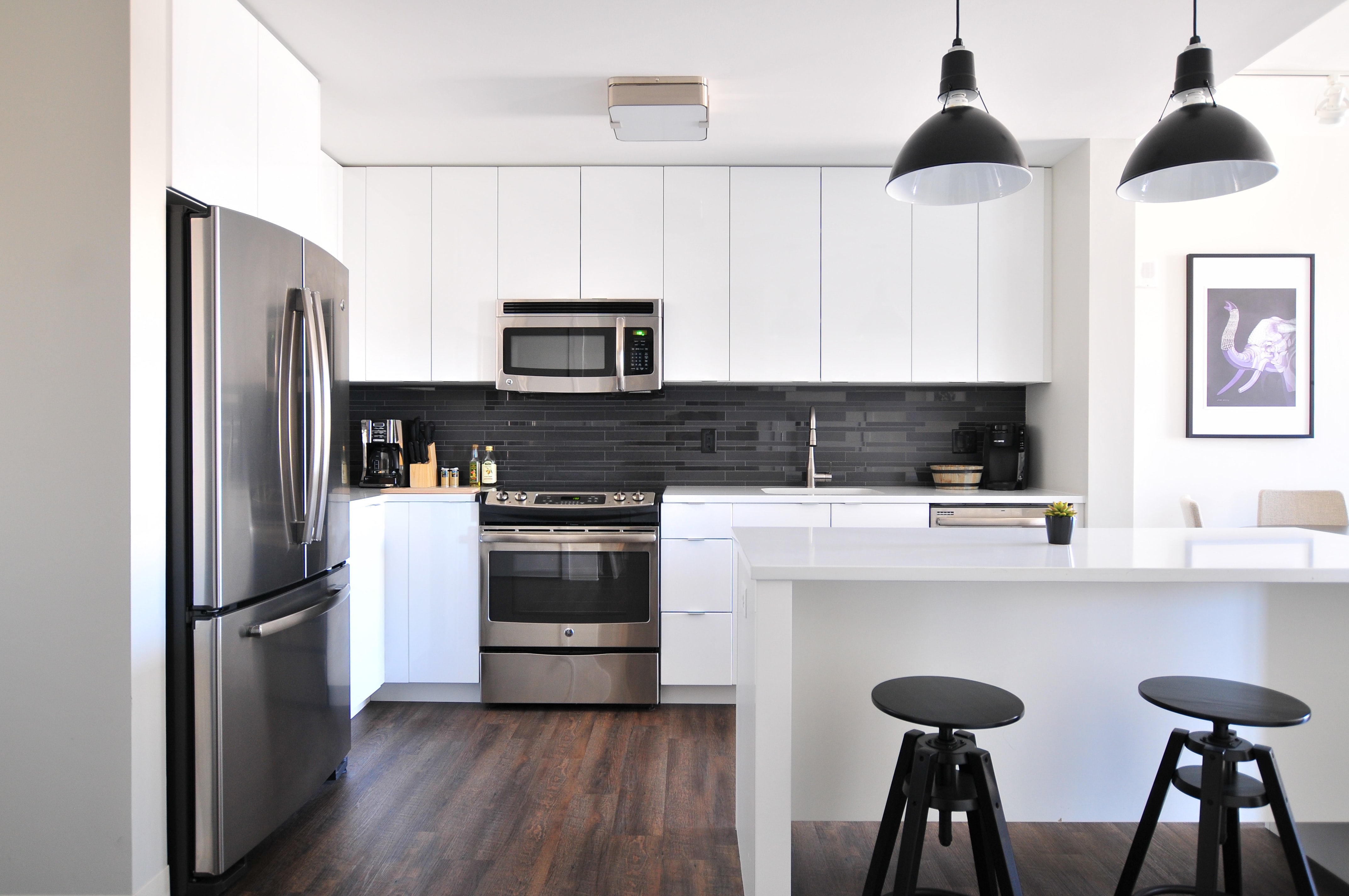 tidy kitchen